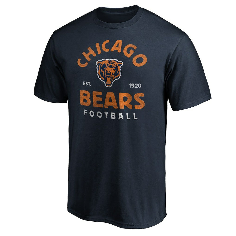 Chicago Bears Vintage Arch T-Shirt - Navy - NFL