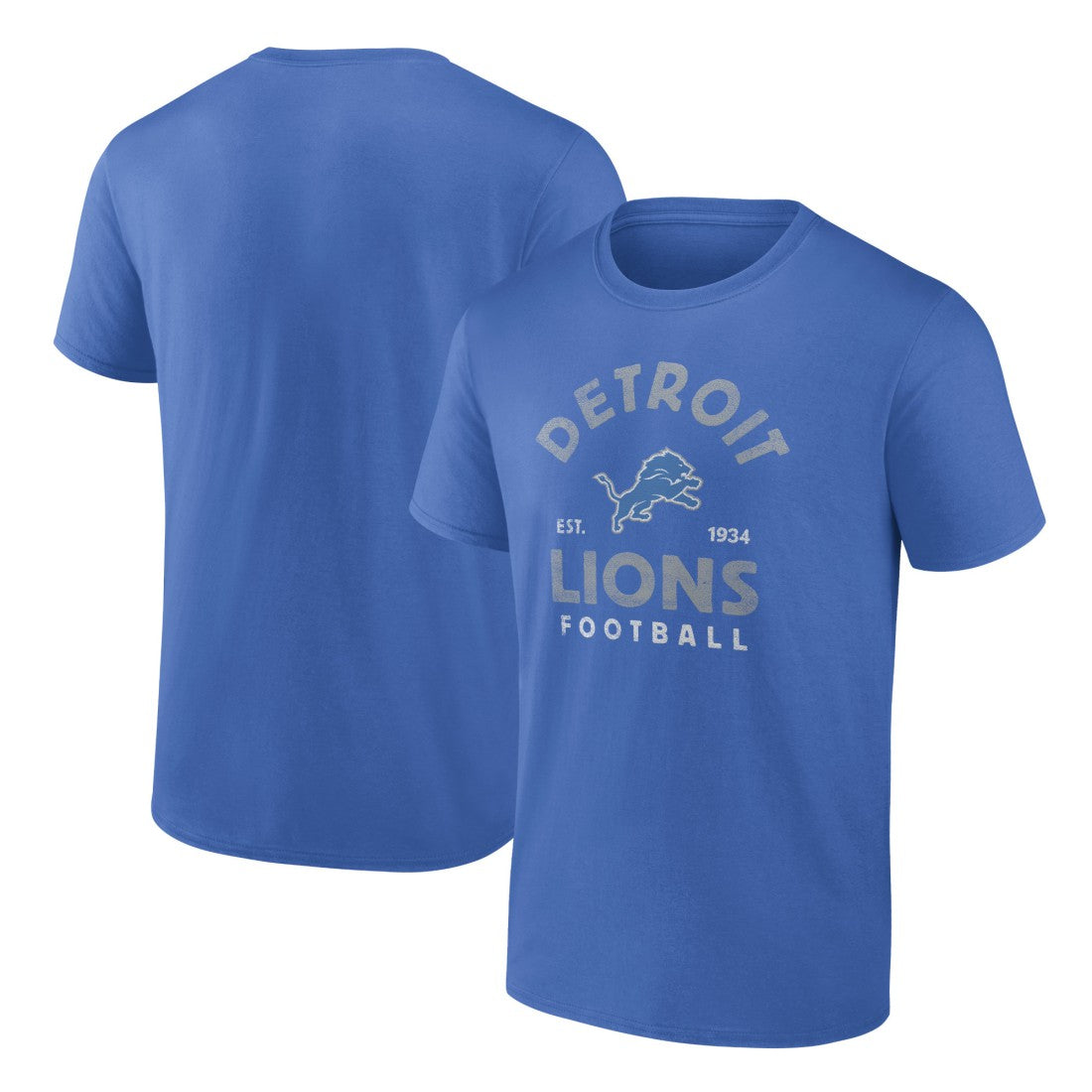 Detroit Lions Vintage Arch T-Shirt - Blue - NFL