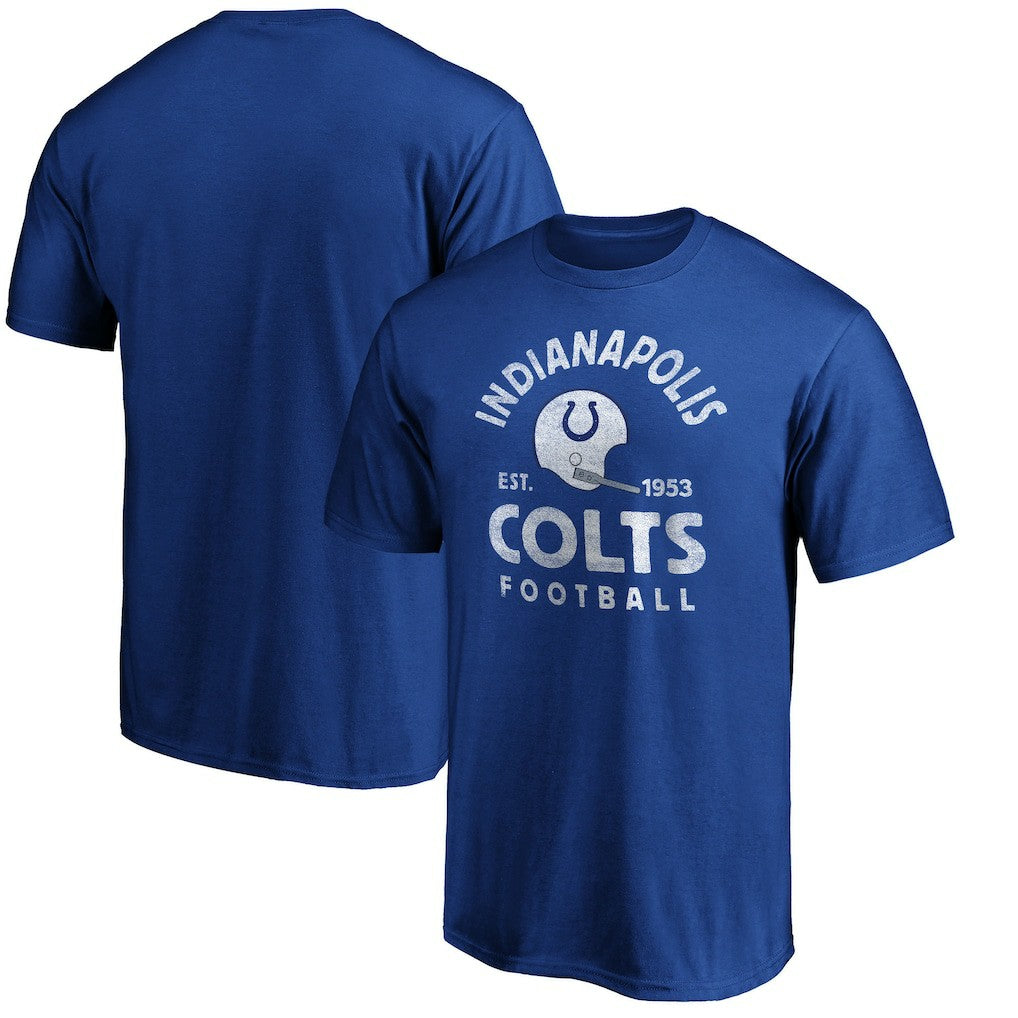 Indianapolis Colts Vintage Arch T-Shirt - Royal - NFL