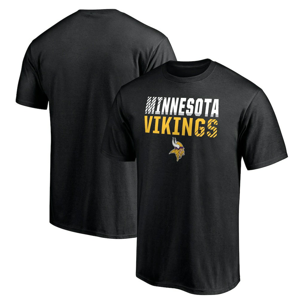 Minnesota Vikings Team Fade Out T-Shirt - Black - NFL