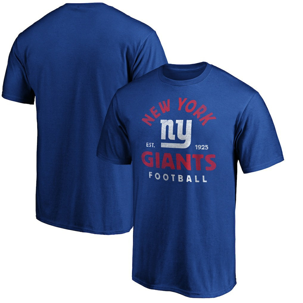New York Giants Vintage Arch T-Shirt - Royal - NFL