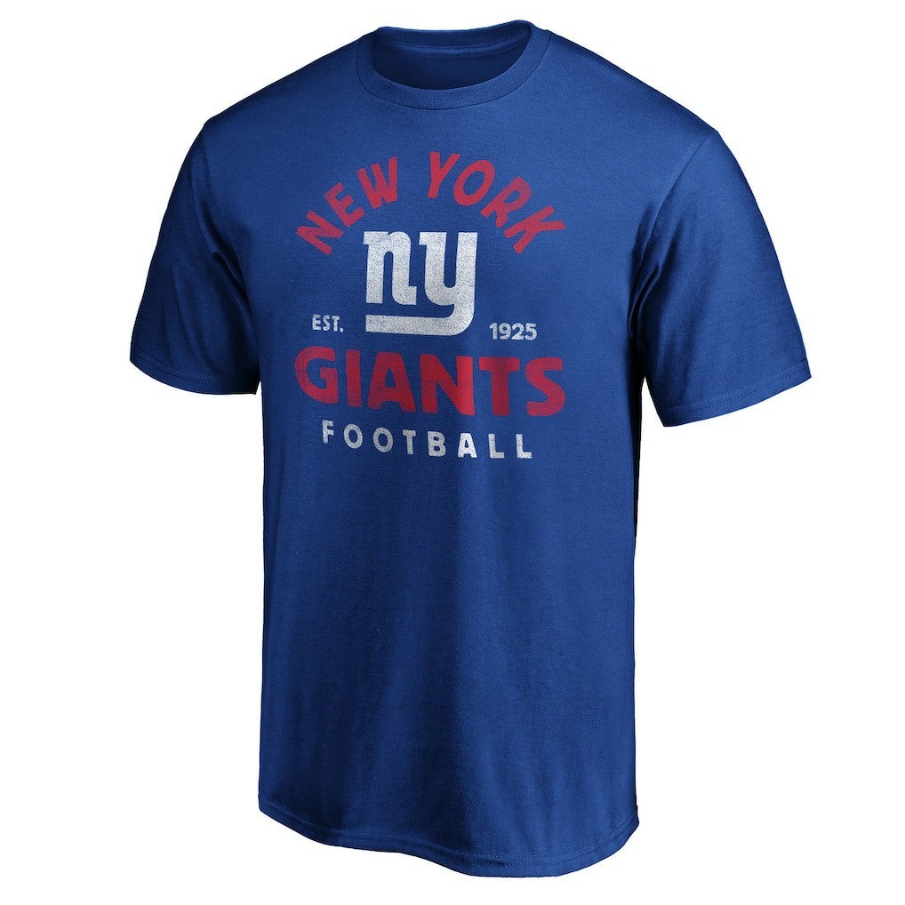 New York Giants Vintage Arch T-Shirt - Royal - NFL