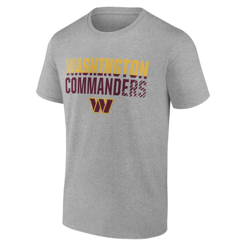Washington Commanders Team Fade Out T-Shirt - Heather Gray - NFL