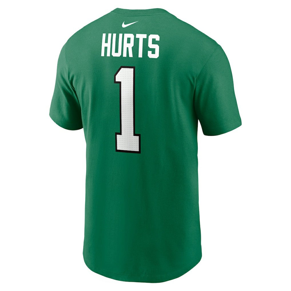 Jalen Hurts Philadelphia Eagles Alternate Player Name & Number T-Shirt - Kelly Green - Nike