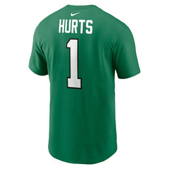 Jalen Hurts Philadelphia Eagles Alternate Player Name & Number T-Shirt - Kelly Green - Nike