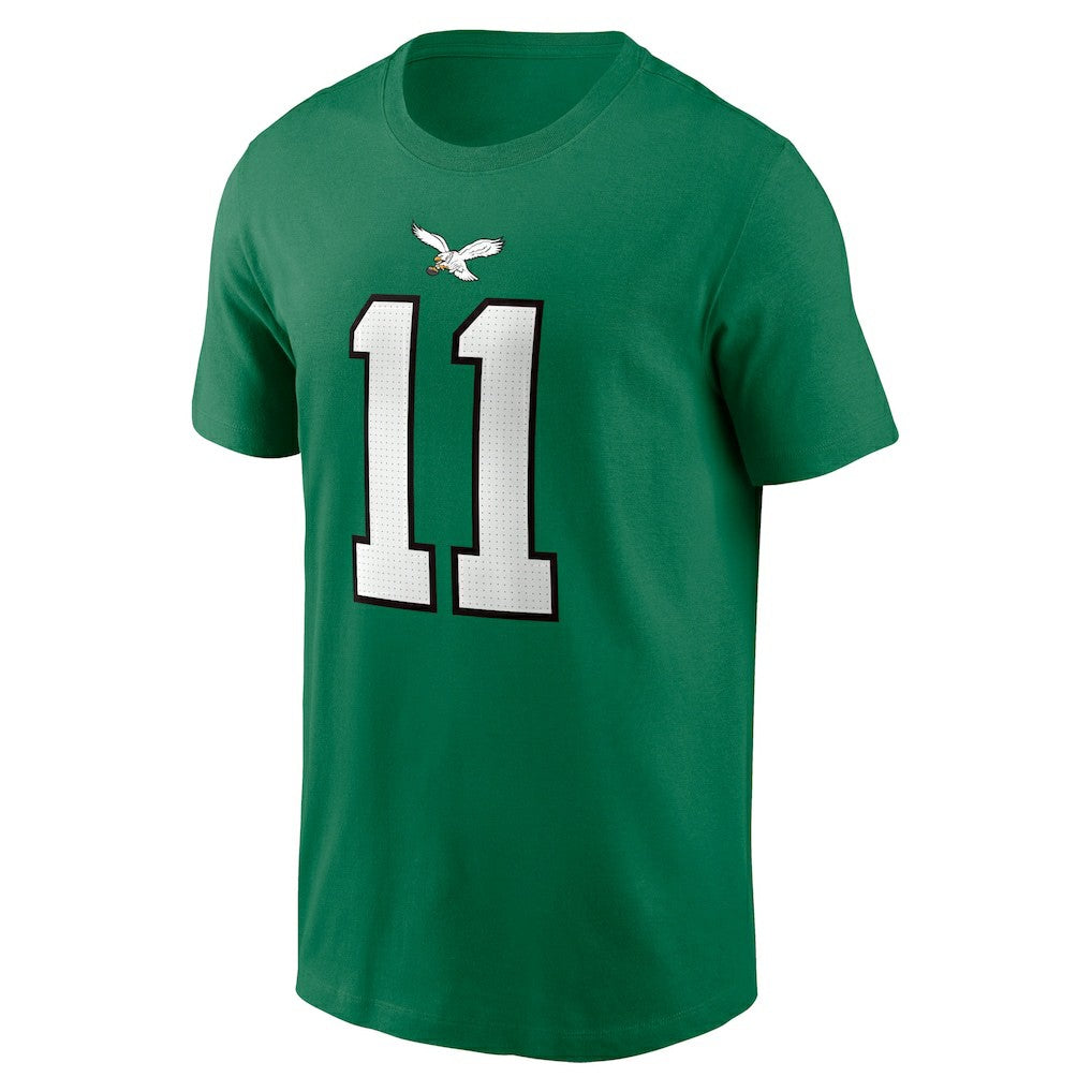 A.J. Brown Philadelphia Eagles Alternate Player Name & Number T-Shirt - Kelly Green - Nike