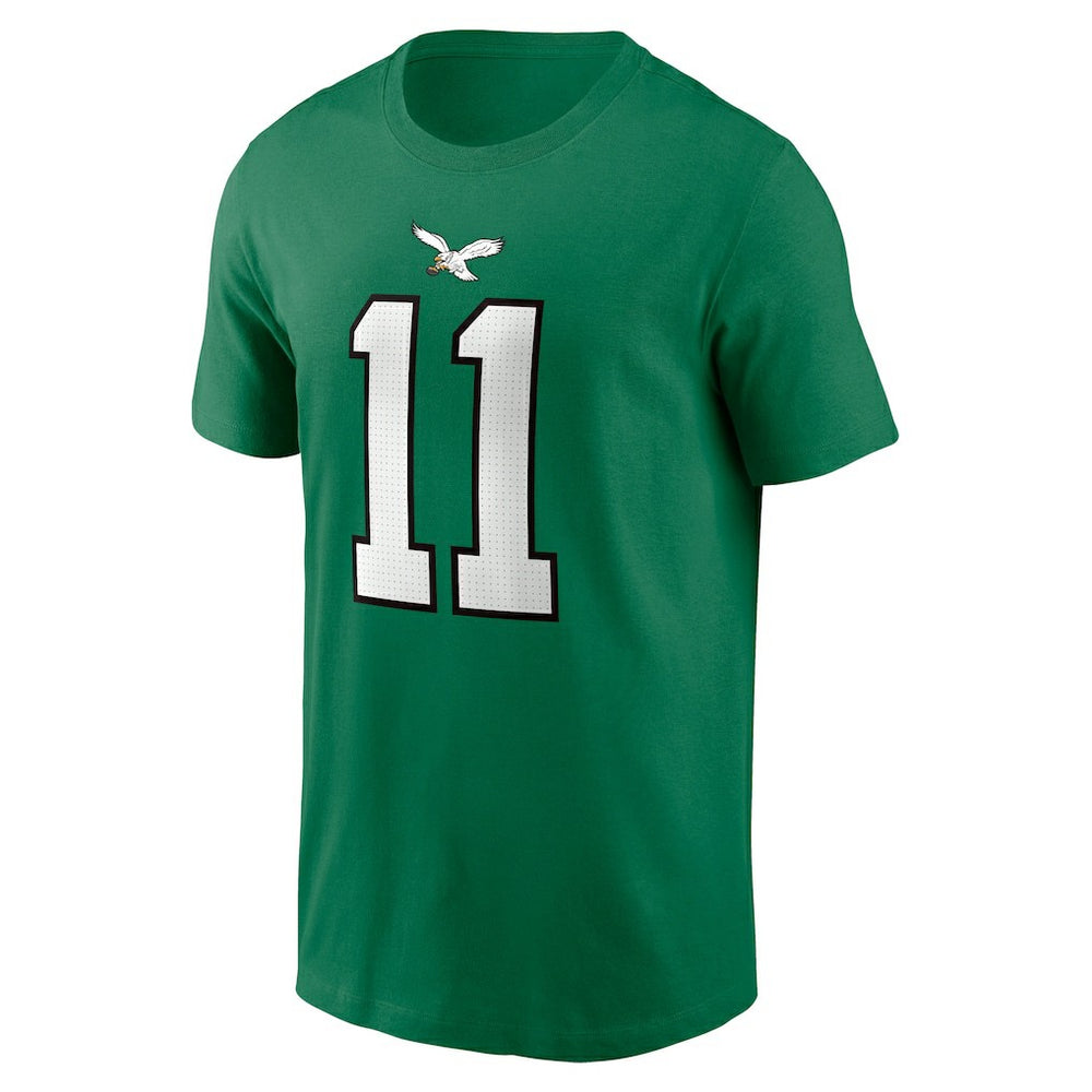 A.J. Brown Philadelphia Eagles Alternate Player Name & Number T-Shirt - Kelly Green - Nike