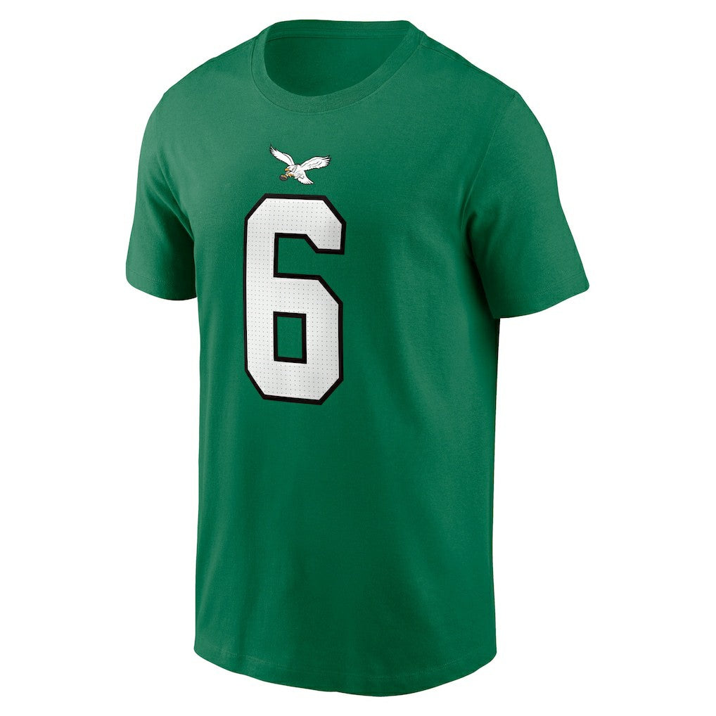 DeVonta Smith Philadelphia Eagles Alternate Player Name & Number T-Shirt - Kelly Green - Nike