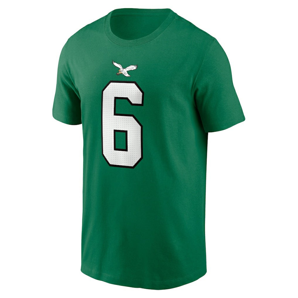 DeVonta Smith Philadelphia Eagles Alternate Player Name & Number T-Shirt - Kelly Green - Nike