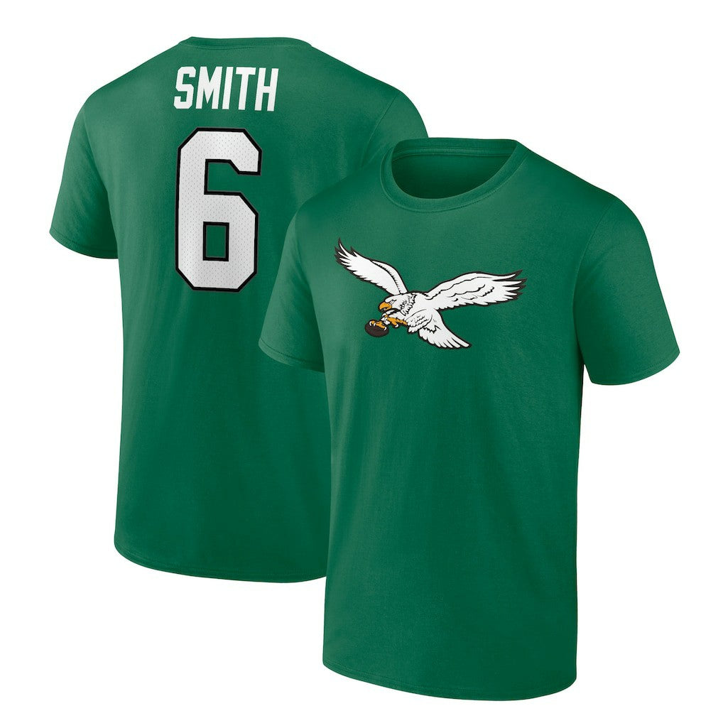 DeVonta Smith Philadelphia Eagles Alternate Icon Player Name & Number T-Shirt - Kelly Green - Fanatics