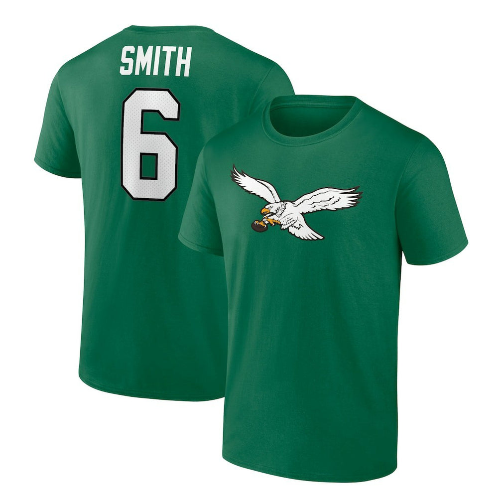 DeVonta Smith Philadelphia Eagles Alternate Icon Player Name & Number T-Shirt - Kelly Green - Fanatics