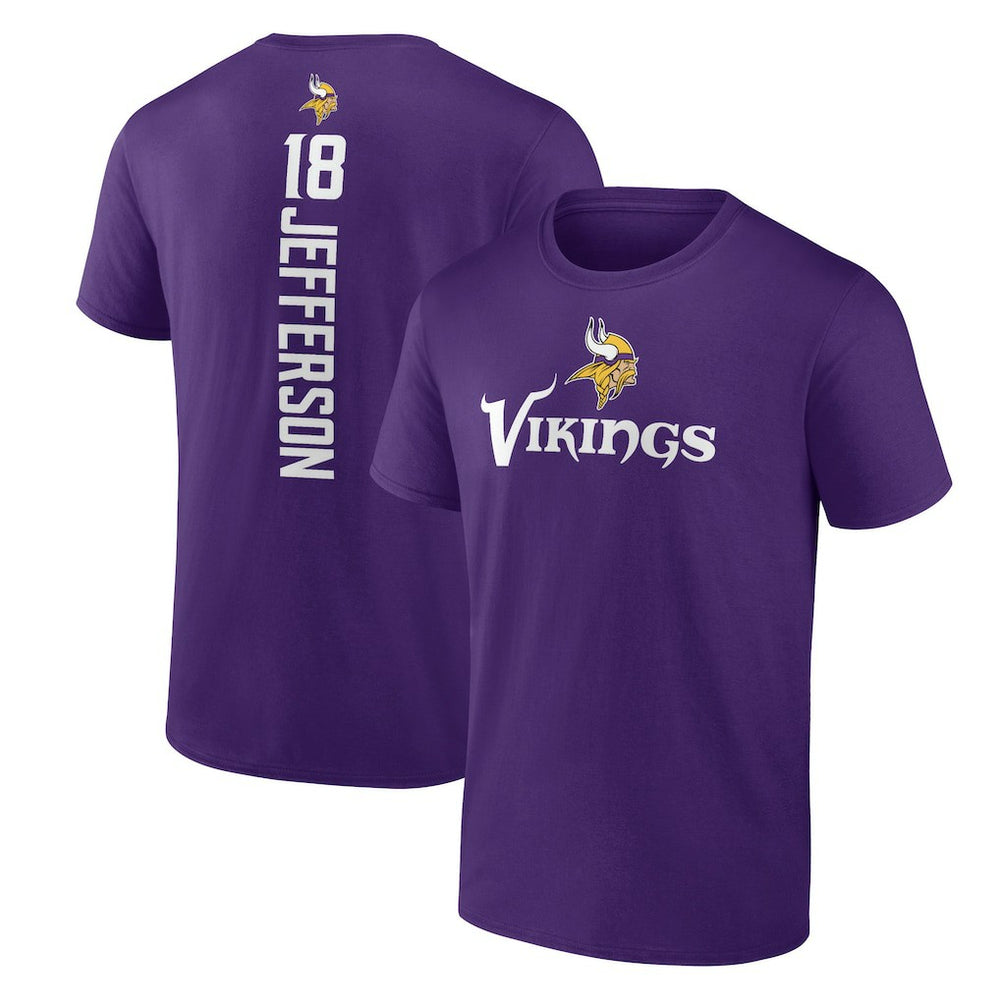 Justin Jefferson Minnesota Vikings Playmaker T-Shirt - Purple - NFL