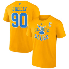 Ryan O'Reilly St. Louis Blues Fanatics Special Edition 2.0 Name & Number T-Shirt - Yellow | Fanatics near me