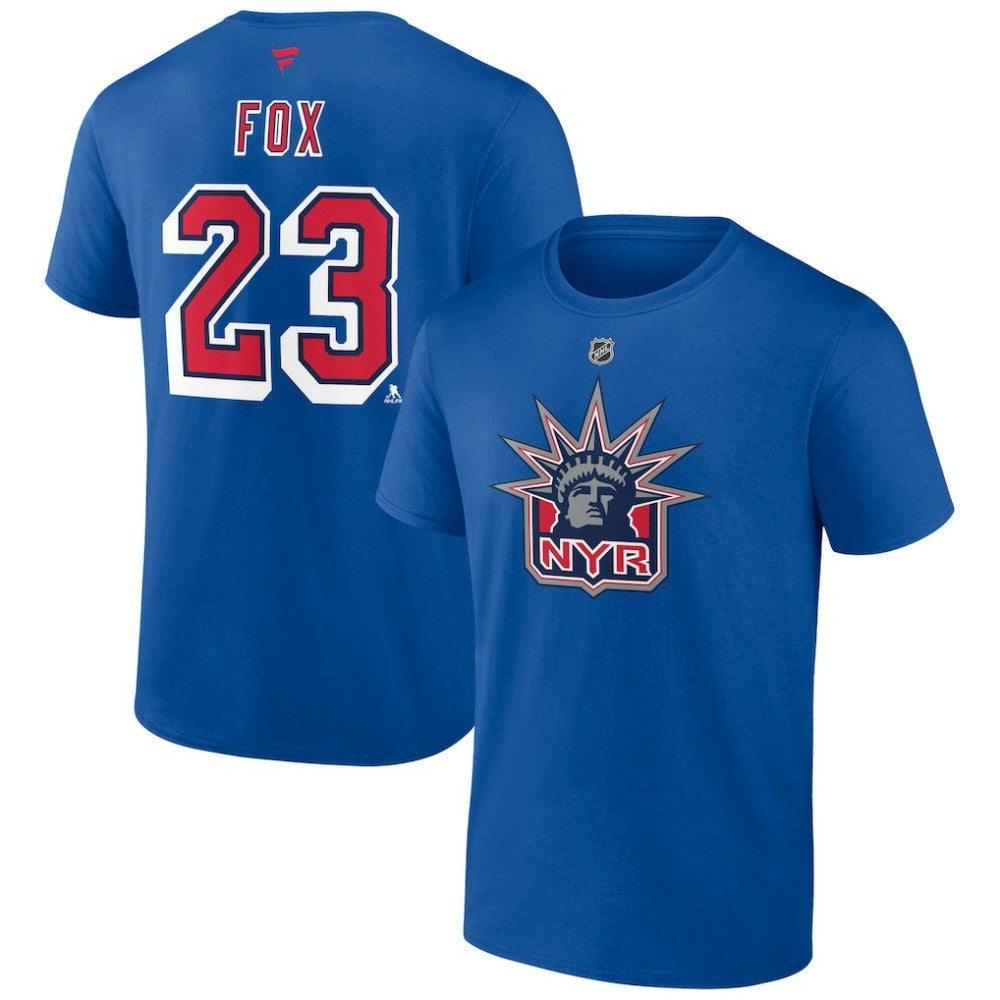 Adam Fox New York Rangers Fanatics Special Edition 2.0 Name & Number T-Shirt - Blue | Fanatics Clearance