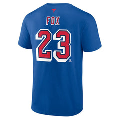Adam Fox New York Rangers Fanatics Special Edition 2.0 Name & Number T-Shirt - Blue | Fanatics Clearance