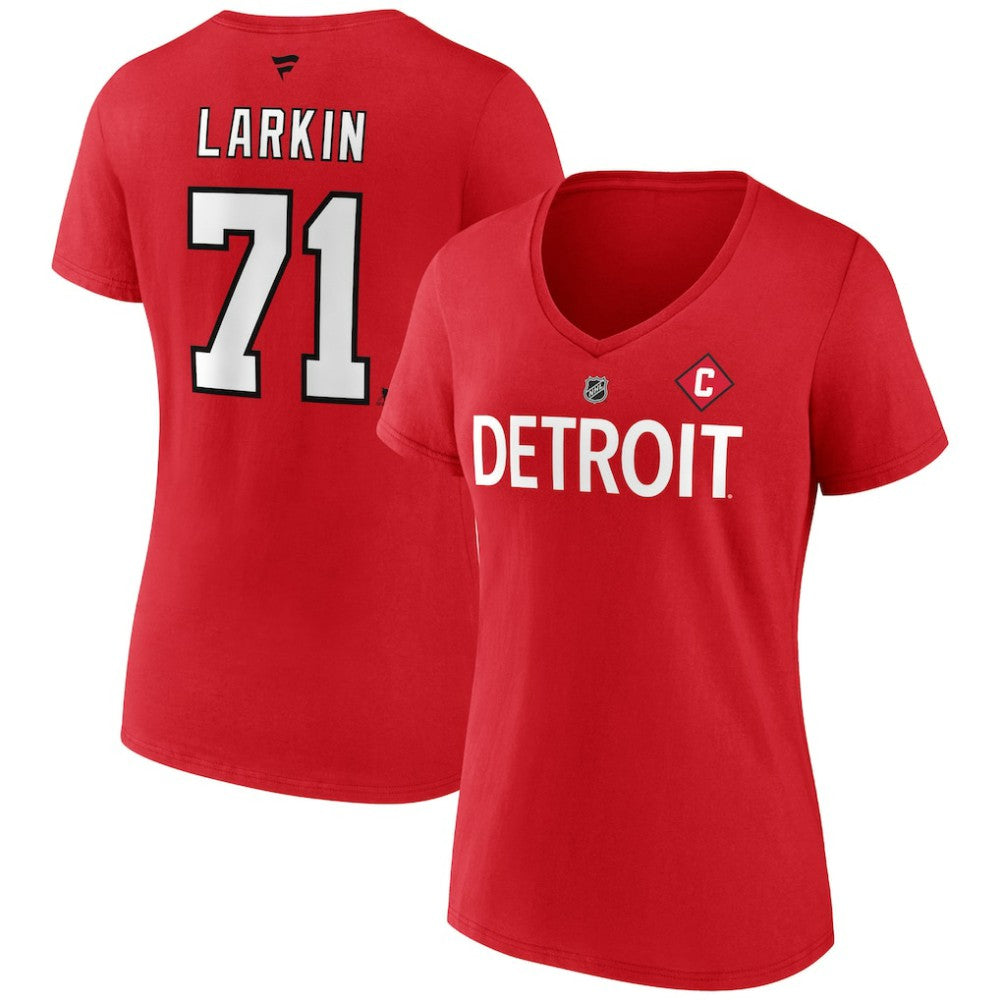 Dylan Larkin Detroit Red Wings Fanatics Women's Special Edition 2.0 Name & Number V-Neck T-Shirt - Red | Fanatics discount