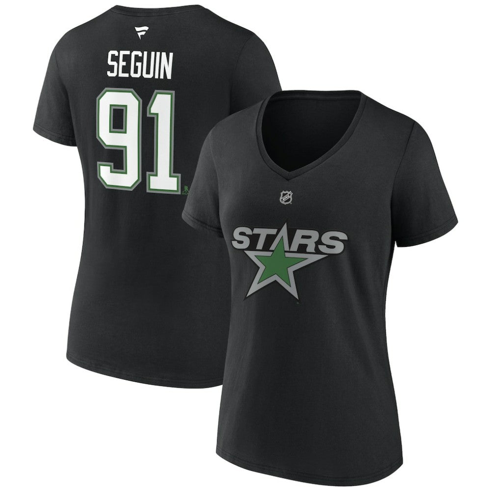 Tyler Seguin Dallas Stars Fanatics Women's Special Edition 2.0 Name & Number V-Neck T-Shirt - Black | Fanatics near me