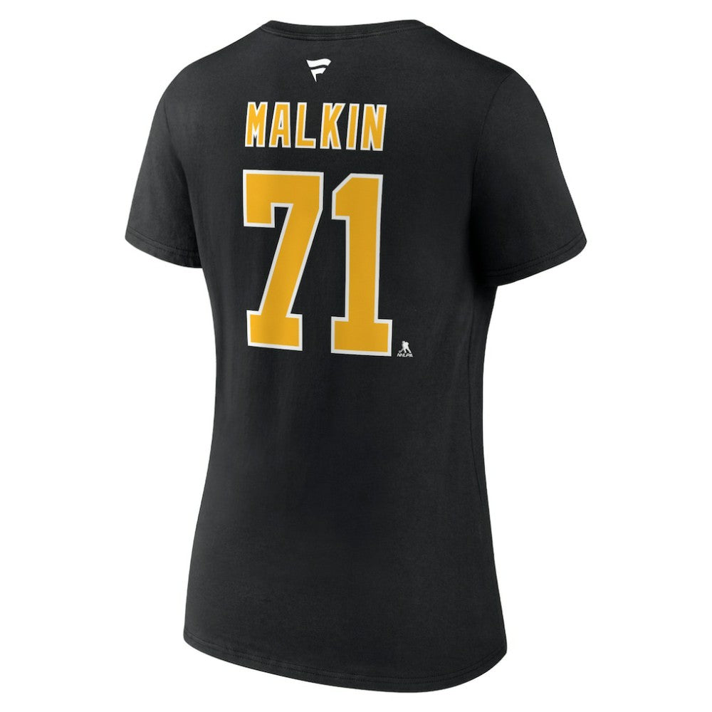 Evgeni Malkin Pittsburgh Penguins Fanatics Women's Special Edition 2.0 Name & Number V-Neck T-Shirt - Black | Fanatics online