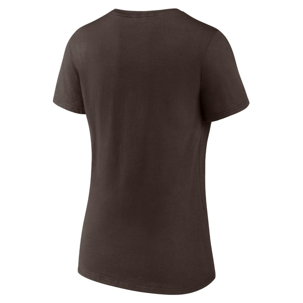 San Diego Padres Women's Official Logo V-Neck T-Shirt Near Me