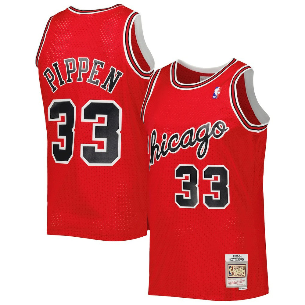 Mitchell & Ness Scottie Pippen Chicago Bulls Hardwood Classics 2003-04 Swingman Jersey Red