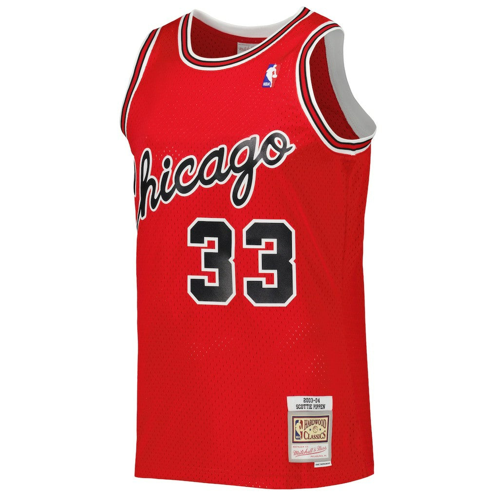 Mitchell & Ness Scottie Pippen Chicago Bulls Hardwood Classics 2003-04 Swingman Jersey Red