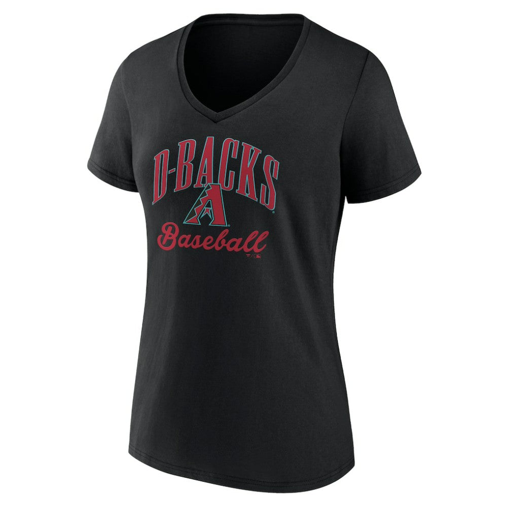 Arizona Diamondbacks Women's Victory Script Team V-Neck T-Shirt Outlet