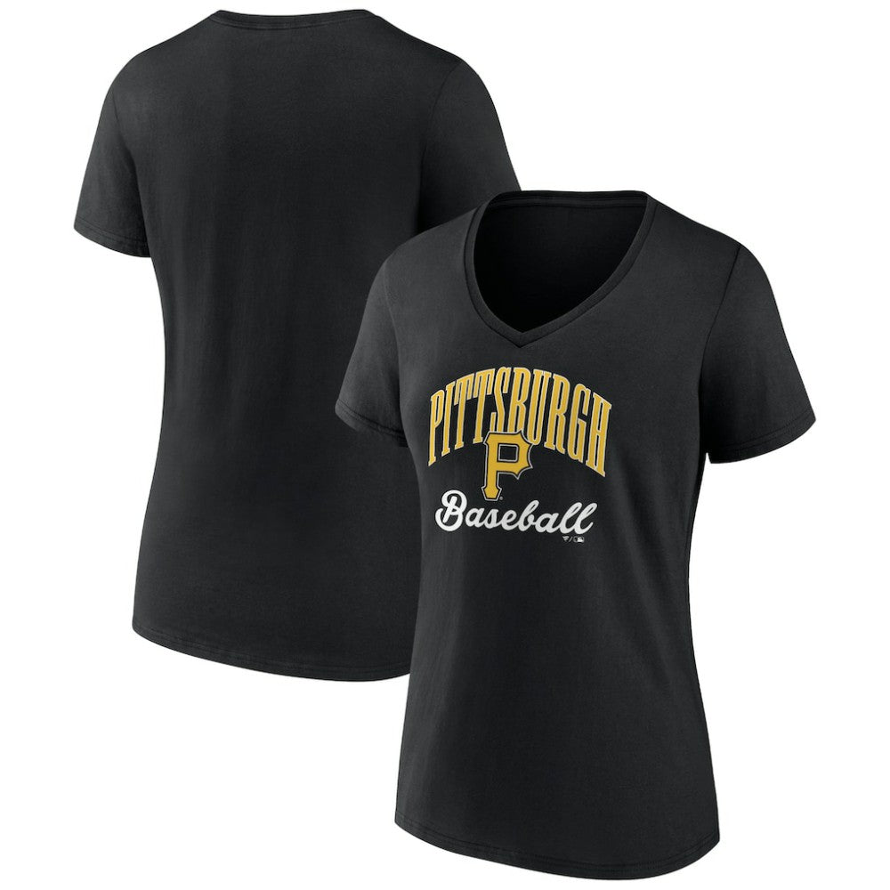 Pittsburgh Pirates Women's Victory Script Team V-Neck T-Shirt Near Me