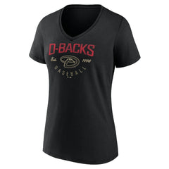 Arizona Diamondbacks Women's Live For It Team V-Neck T-Shirt Sale