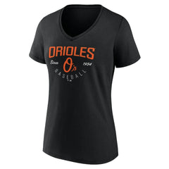 Baltimore Orioles Women's Live For It Team V-Neck T-Shirt for sale