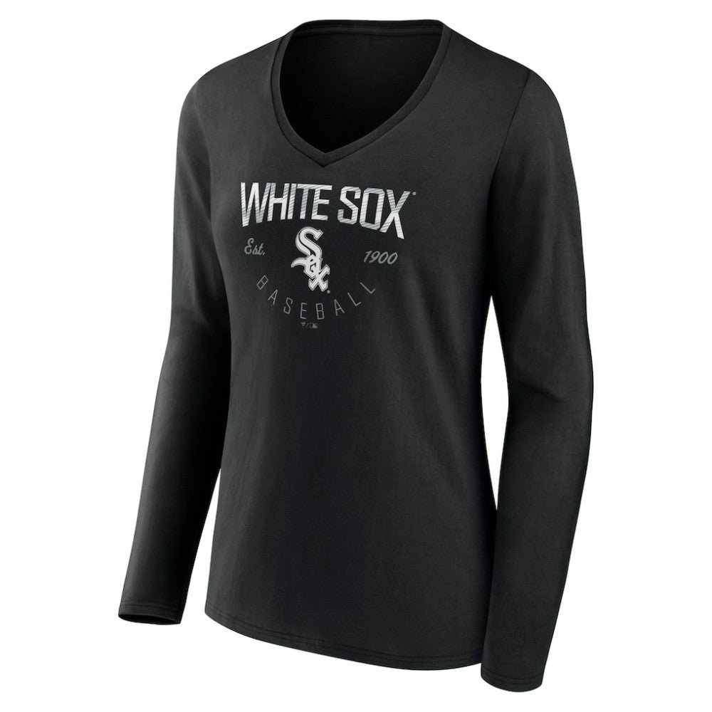 Chicago White Sox Women's Live For It Long Sleeve Long Sleeve V-Neck T-Shirt Online