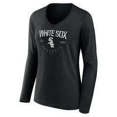 Chicago White Sox Women's Live For It Long Sleeve Long Sleeve V-Neck T-Shirt Online