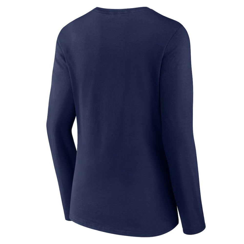 Cleveland Guardians Women's Live For It Long Sleeve Long Sleeve V-Neck T-Shirt Sale