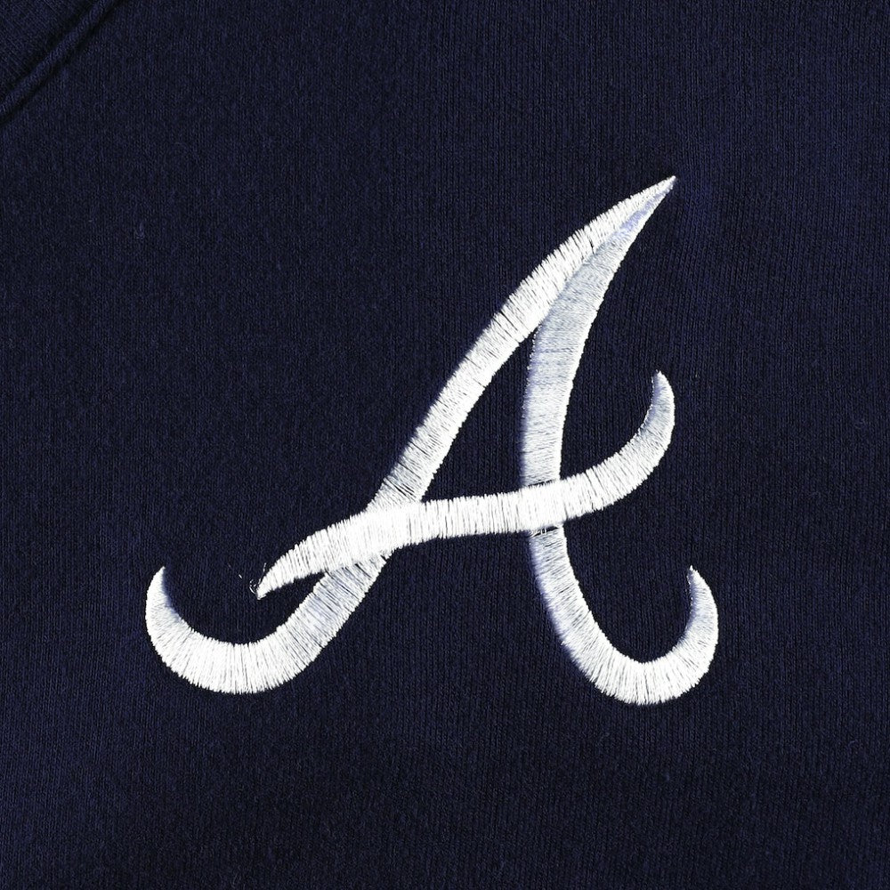 Atlanta Braves DKNY Sport Women's Lily V-Neck Pullover Sweatshirt Near Me