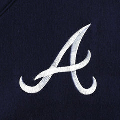 Atlanta Braves DKNY Sport Women's Lily V-Neck Pullover Sweatshirt Near Me