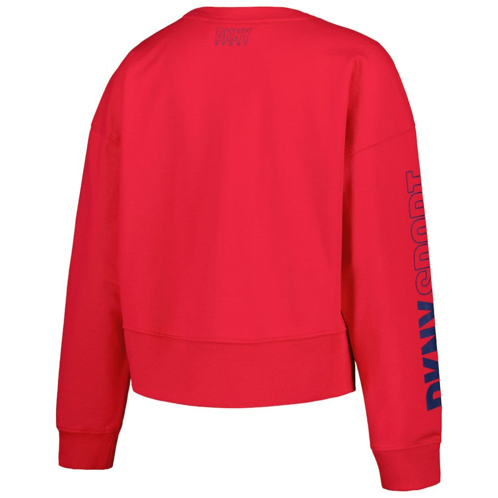 St. Louis Cardinals DKNY Sport Women's Lily V-Neck Pullover Sweatshirt Online
