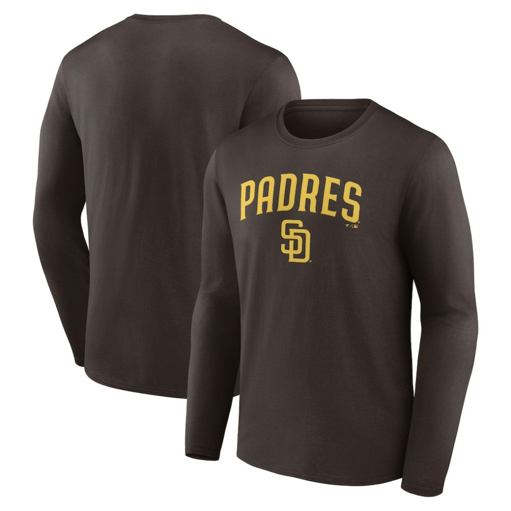 San Diego Padres Team Lockup Long Sleeve T-Shirt Sale