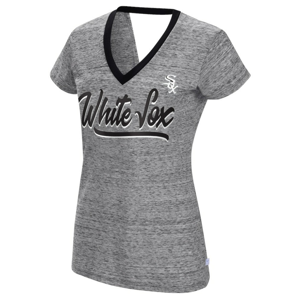 Chicago White Sox Touch Women's Halftime Back Wrap Top V-Neck T-Shirt Discount