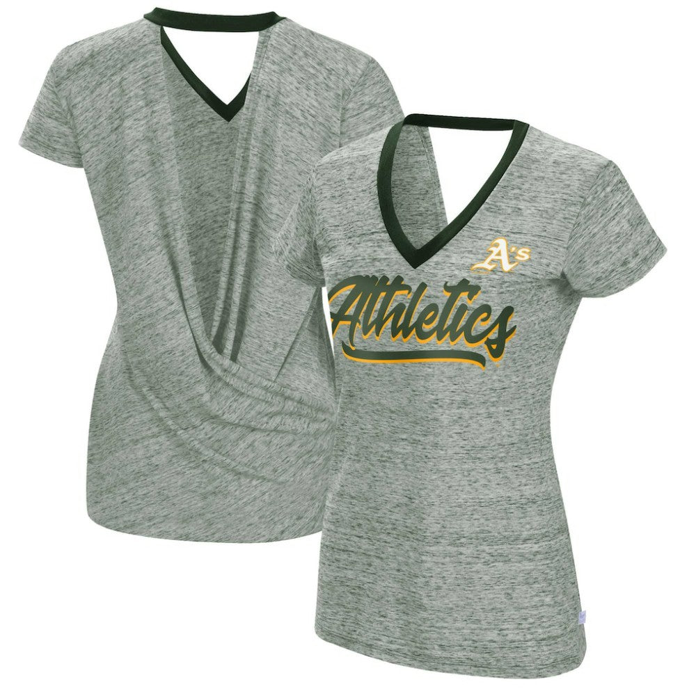 Athletics Touch Women's Halftime Back Wrap Top V-Neck T-Shirt Online