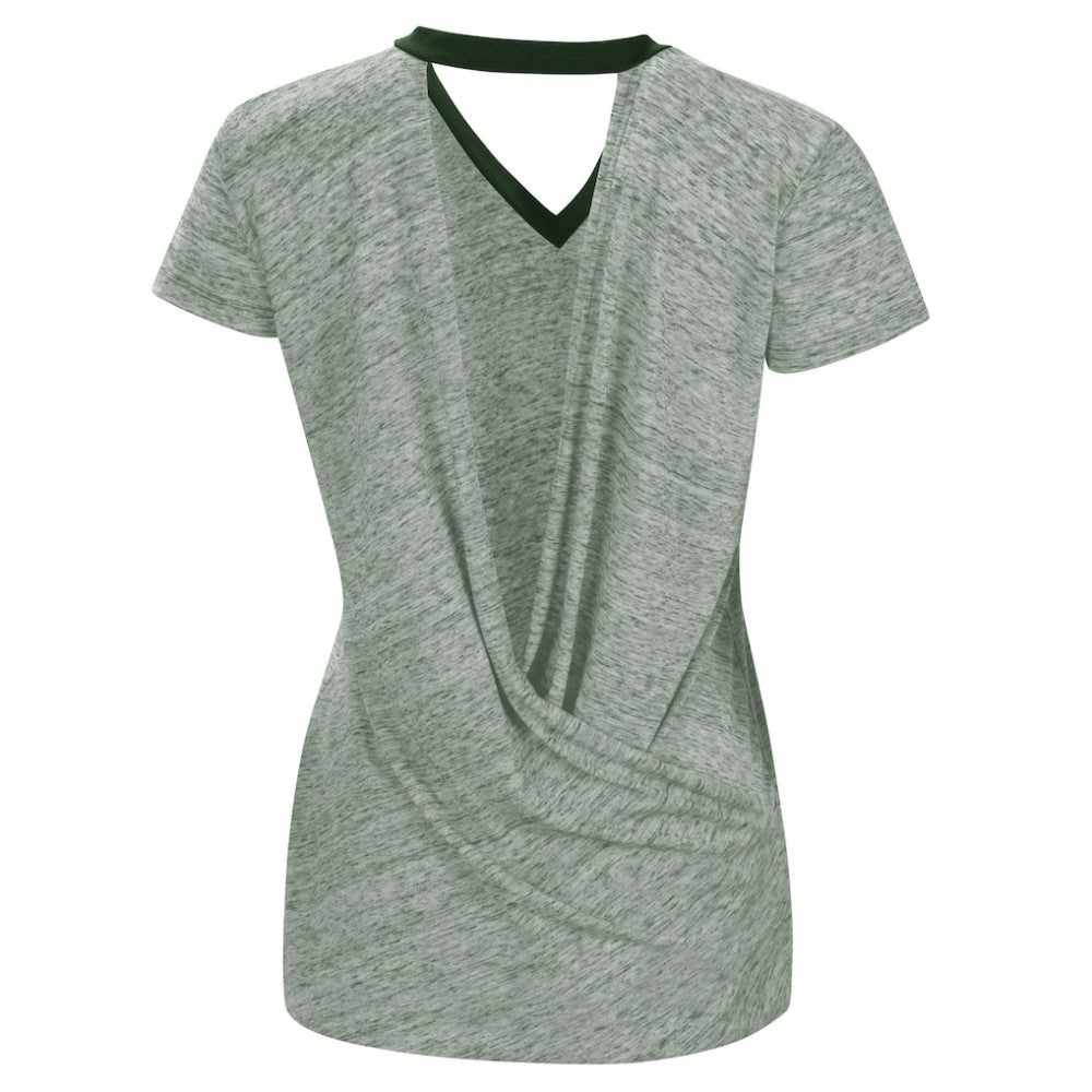 Athletics Touch Women's Halftime Back Wrap Top V-Neck T-Shirt Online