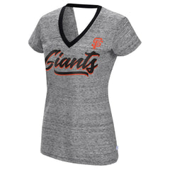 San Francisco Giants Touch Women's Halftime Back Wrap Top V-Neck T-Shirt for sale