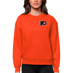 Philadelphia Flyers Antigua Women's Victory Crewneck Pullover Sweatshirt - Orange | NHL discount