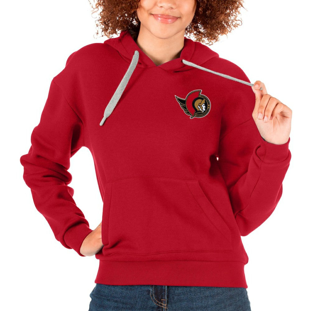 Ottawa Senators Antigua Women's Victory Pullover Hoodie - Red | NHL online