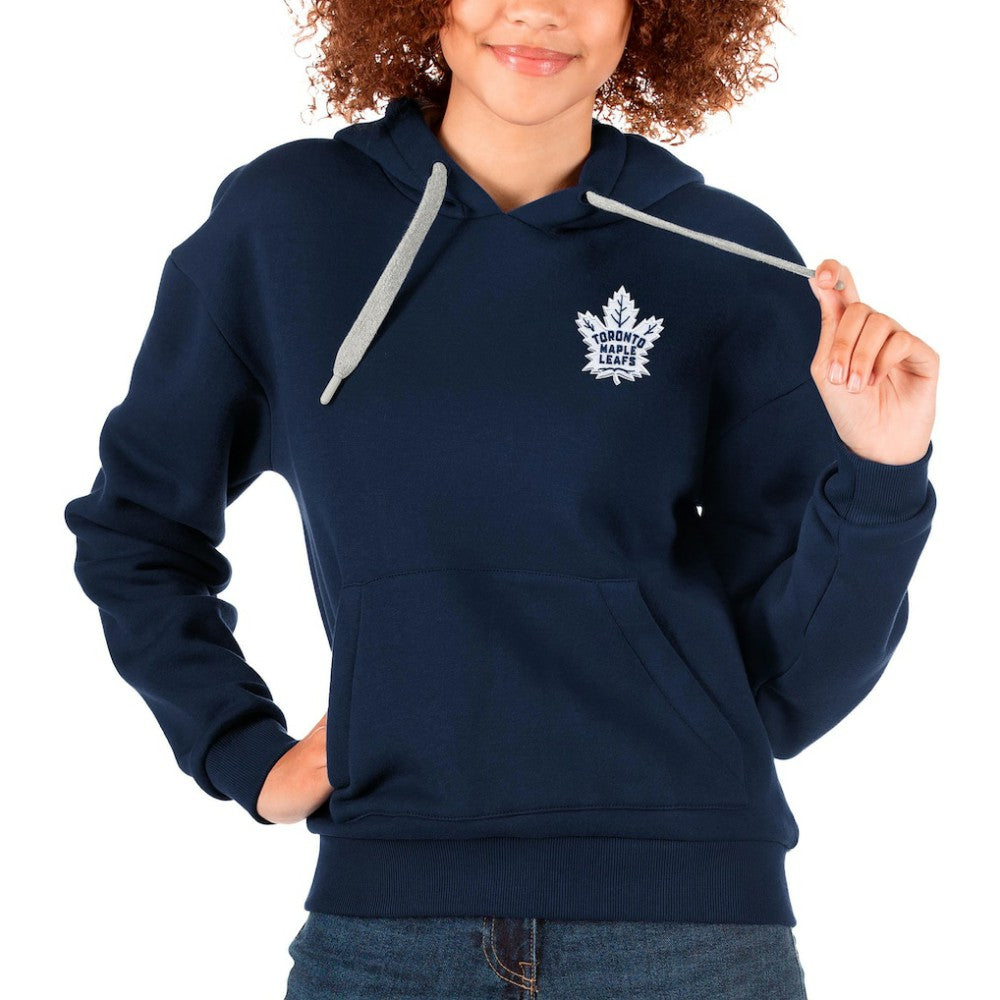 Toronto Maple Leafs Antigua Women's Victory Pullover Hoodie - Navy | NHL sale