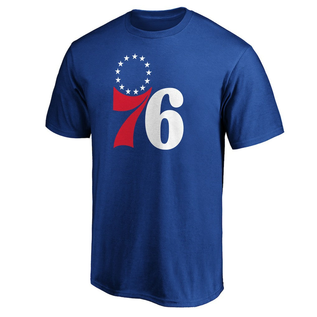 Philadelphia 76ers Logo T-Shirt Royal