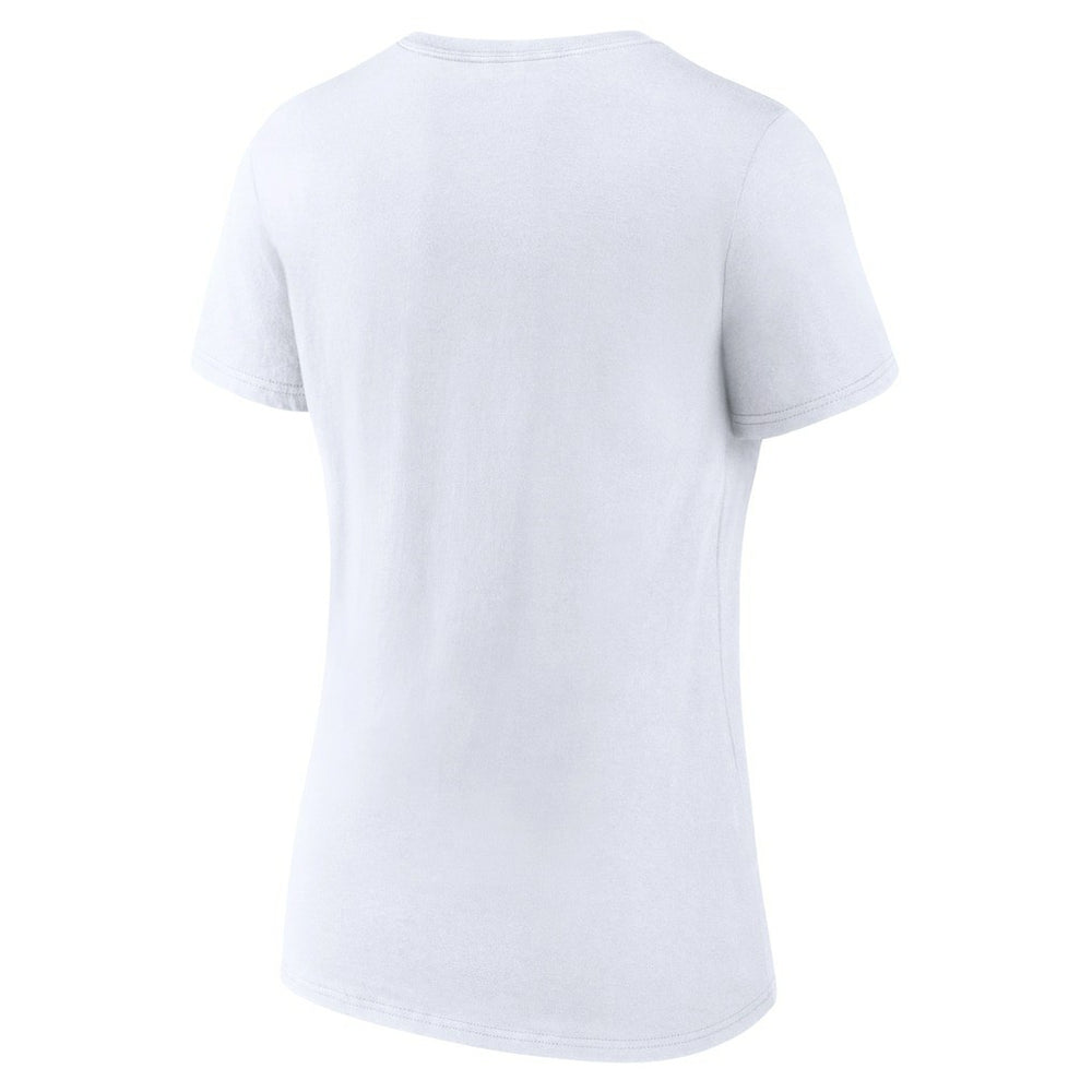 Charlotte Hornets Women's Logo V-Neck T-Shirt White