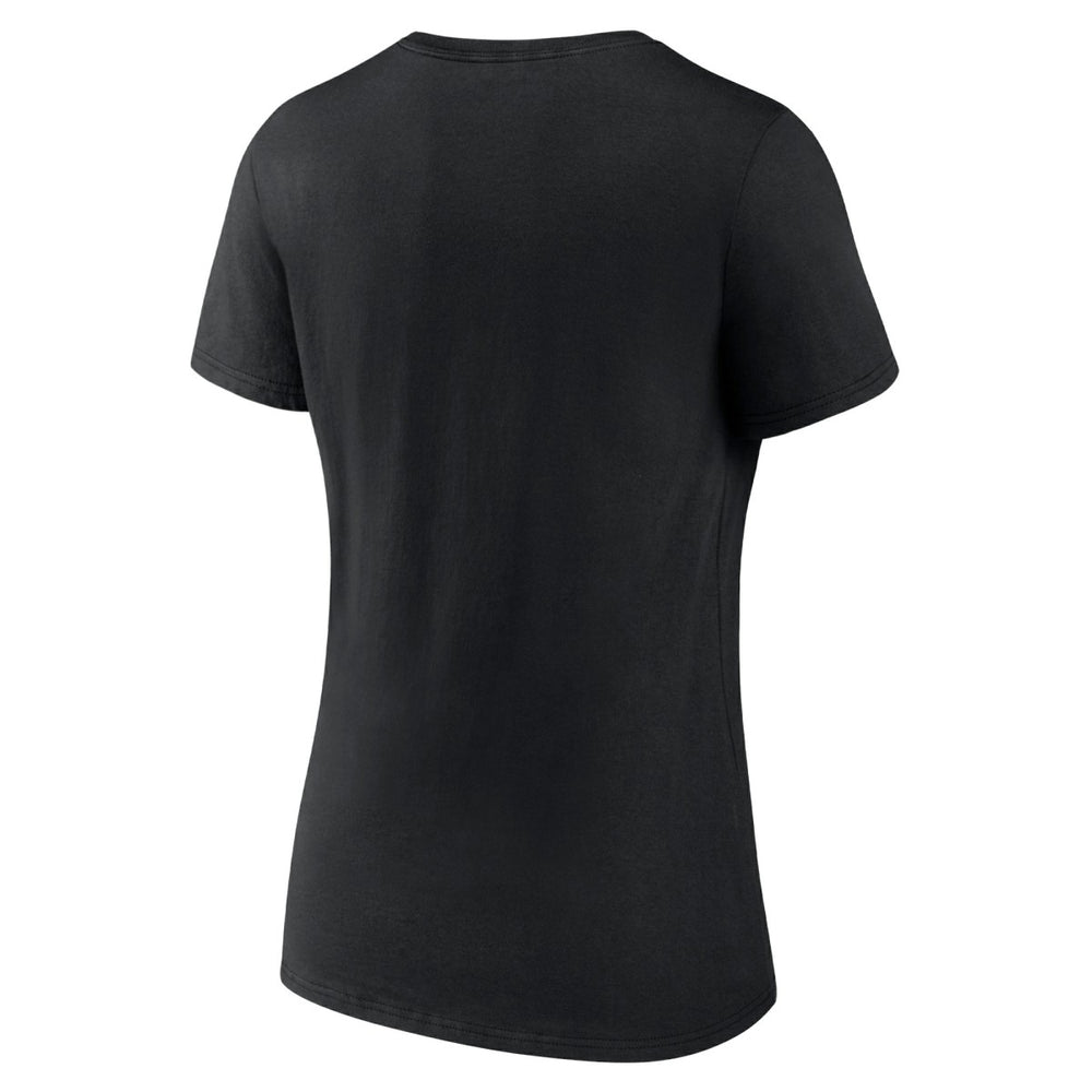 Los Angeles Lakers Women's Logo V-Neck T-Shirt Black