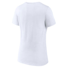 Miami Heat Women's Wordmark V-Neck T-Shirt White