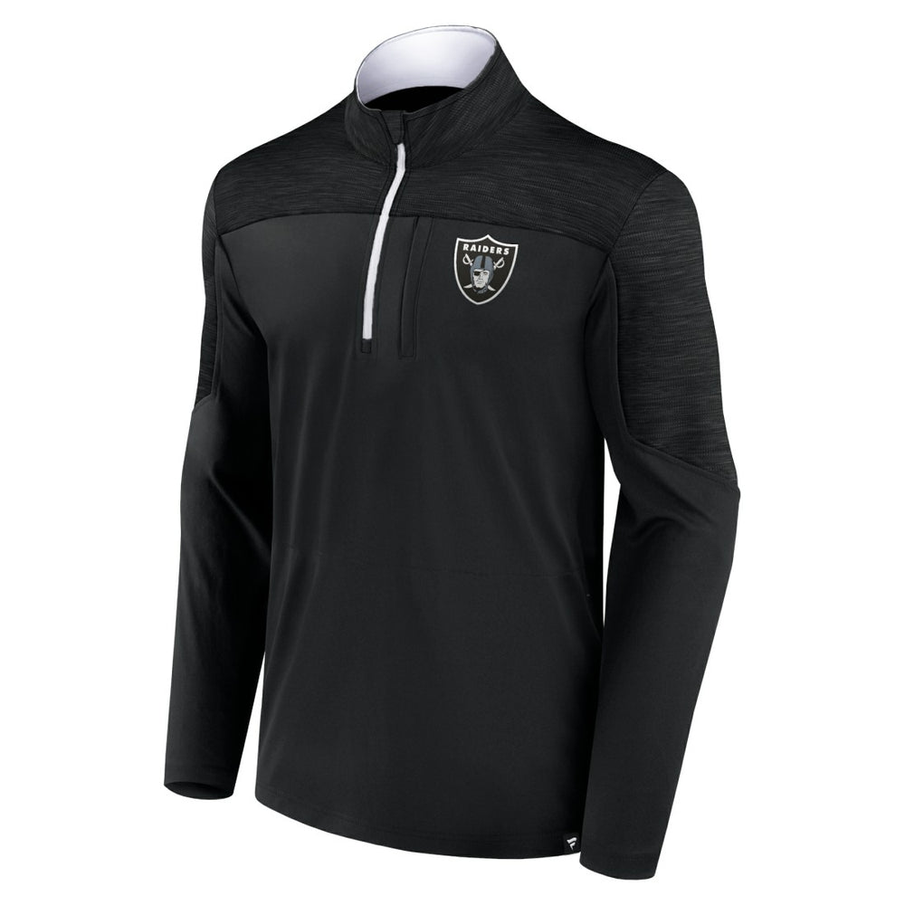 Las Vegas Raiders Defender Half-Zip Top - Black - Fanatics