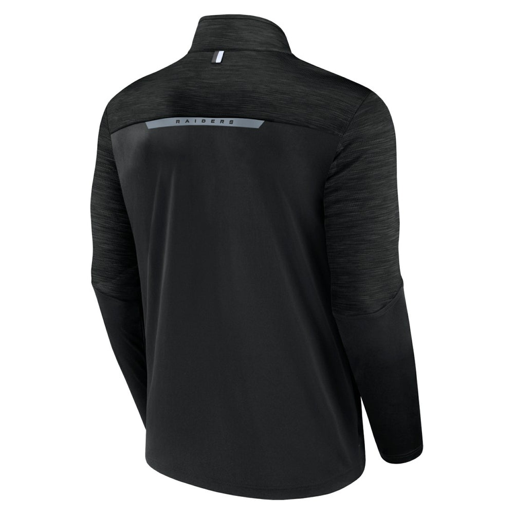 Las Vegas Raiders Defender Half-Zip Top - Black - Fanatics