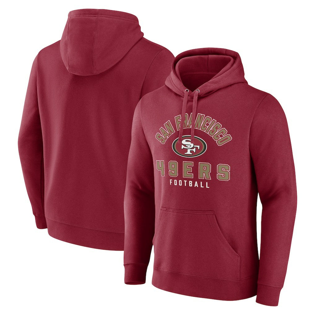 San Francisco 49ers Between the Pylons Pullover Hoodie - Scarlet - Fanatics
